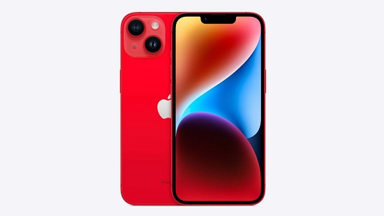 The iPhone 14  RED color