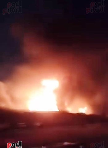 حريق مصنع كيماويات فى مدينة 6 أكتوبر (10)